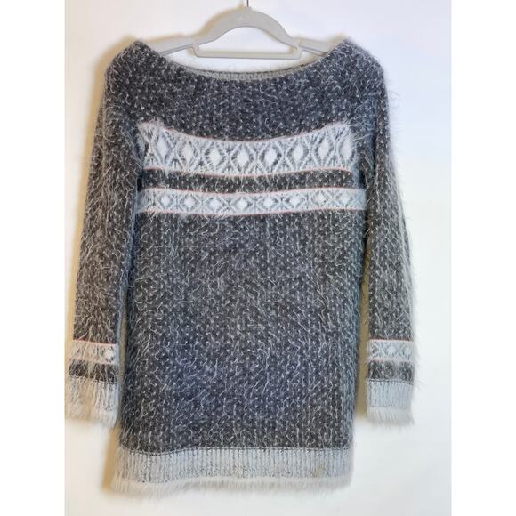 Anthropologie Sleeping on Snow Wool Blend Sweater - Size S - Off Shoulder, SOFT! - Picture 1 of 12